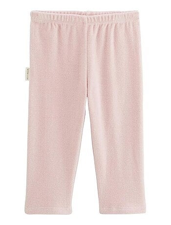 Louisa tweedelige kinderpyjama in ecru fluweel
