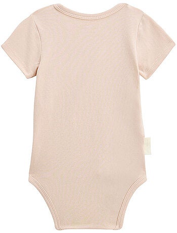 Louison 2-pack babyrompertjes met korte mouwen en overslagopening