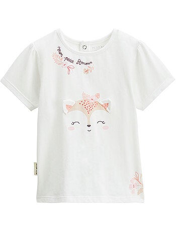 Louison baby set: t-shirt en short van katoenen gaas.
