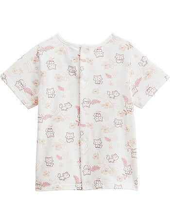 Louison babyoveralls en katoenen gaas t-shirt set