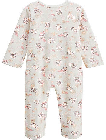 Louison babypyjama van fluweel met brugopening