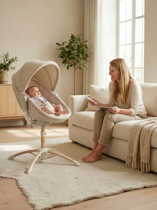 LOUNA Wieg 4-in-1 Multifunctioneel - Kiabi