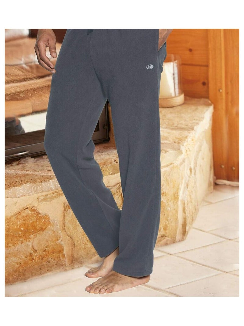 Loungebroek van microfleece  - atlas for men Grijs - Kiabi