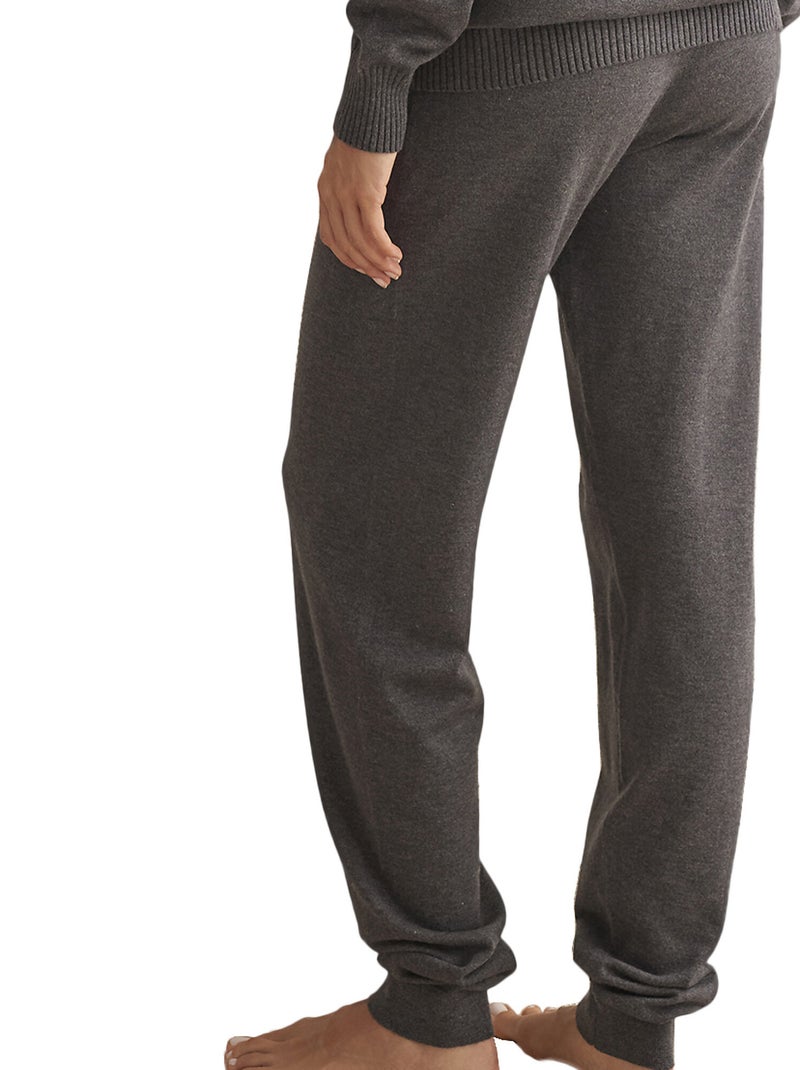 Loungewear en loungewear pyjama broek top v-hals tricotp98 Grijs - Kiabi