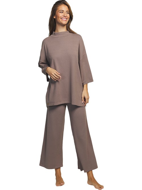 Loungewear en pyjama shorts tuniek tricot - Kiabi Loungewear en pyjama shorts tuniek tricot - Kiabi