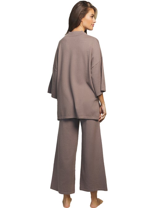 Loungewear en pyjama shorts tuniek tricot - Kiabi Loungewear en pyjama shorts tuniek tricot - Kiabi
