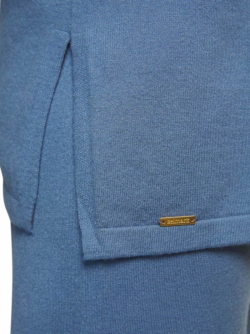 Loungewear en pyjama shorts tuniek tricot Blauw - Kiabi