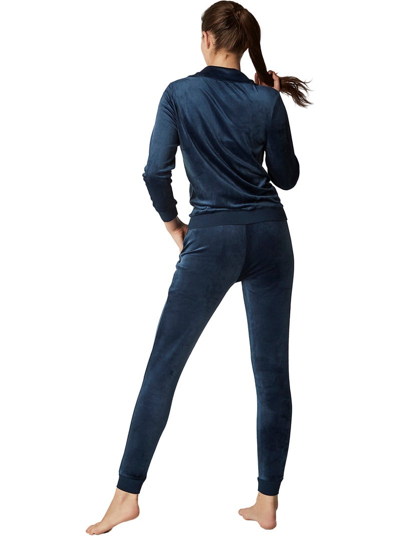 Loungewear en pyjamabroek jas met ritssluiting sportp90 Blauw - Kiabi
