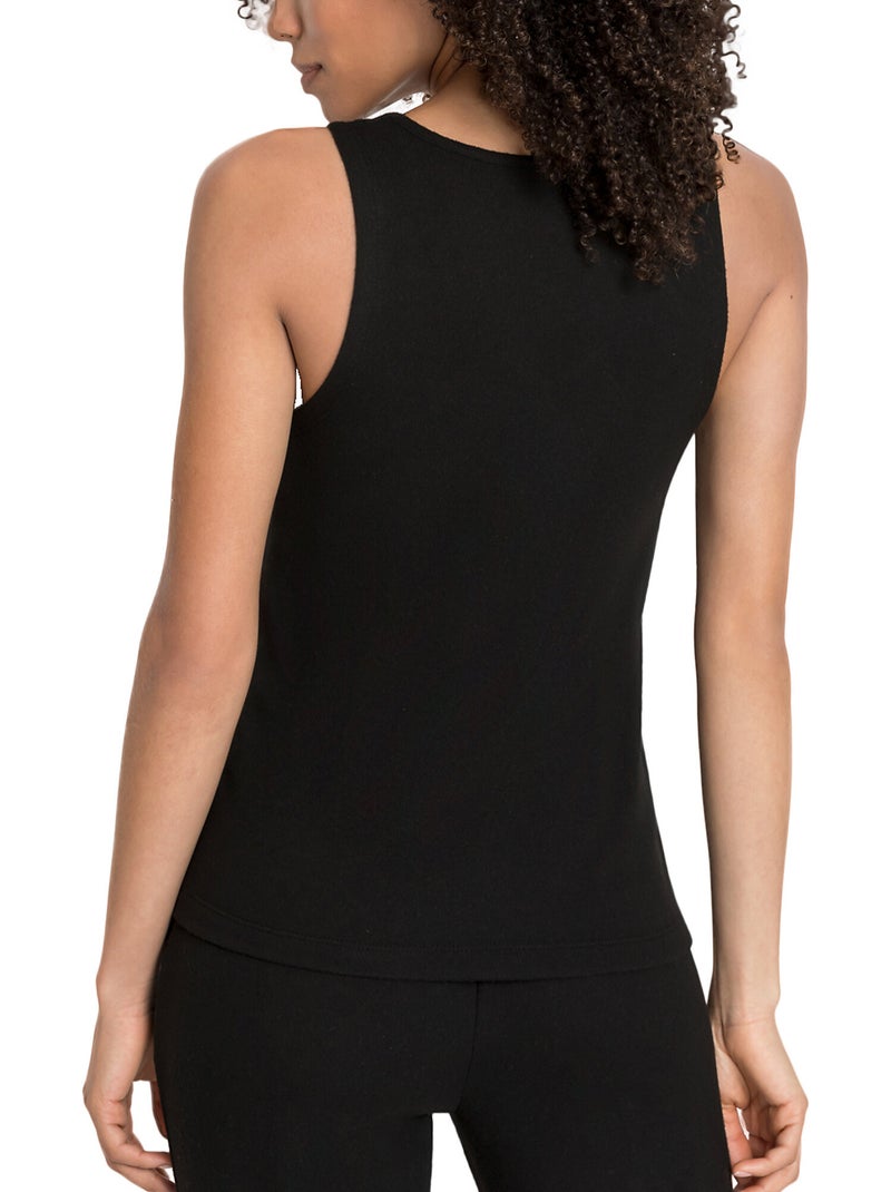 Loungewear top strick Zwart - Kiabi