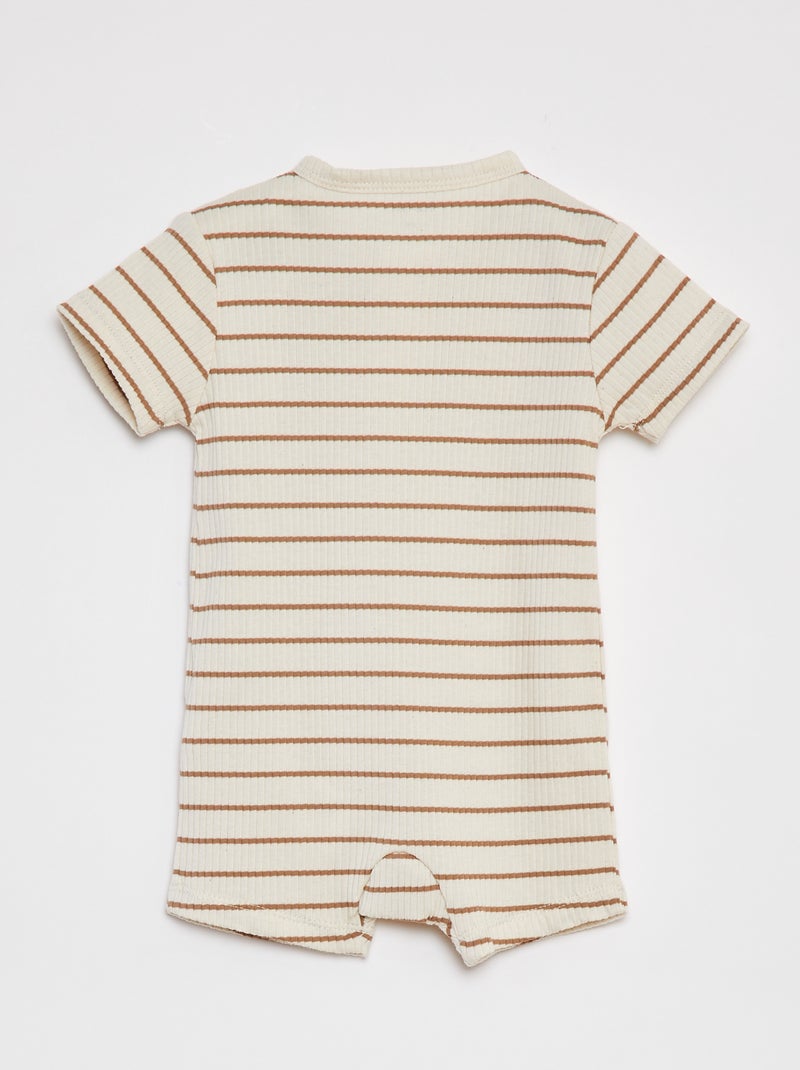 Luchtig slaappakje met rits WIT - Kiabi