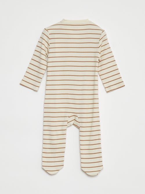 Luchtig slaappakje van ribstof - Kiabi Luchtig slaappakje van ribstof - Kiabi