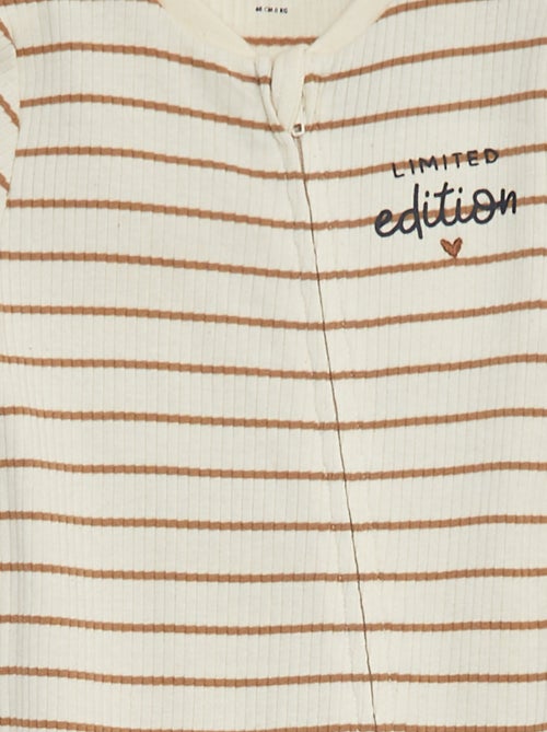 Luchtig slaappakje van ribstof - Kiabi Luchtig slaappakje van ribstof - Kiabi