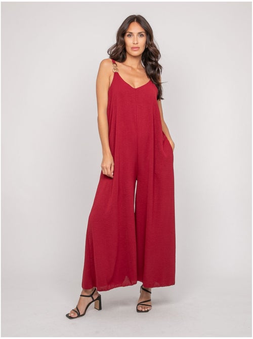 Luchtige jumpsuit met achterkant - Kiabi