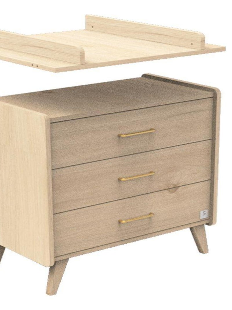 Luieropzetstuk voor commode Bruin - Kiabi