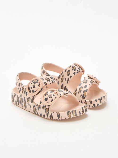 Luipaard sandalen van plastic - Kiabi