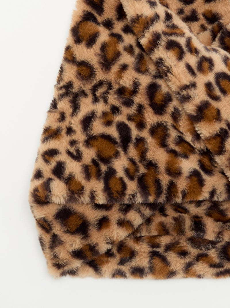 Luipaardprint snood Bruin - Kiabi