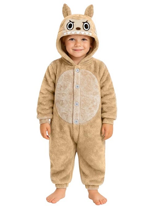 Lulu Monster kostuum of pyjama in beige - Kiabi