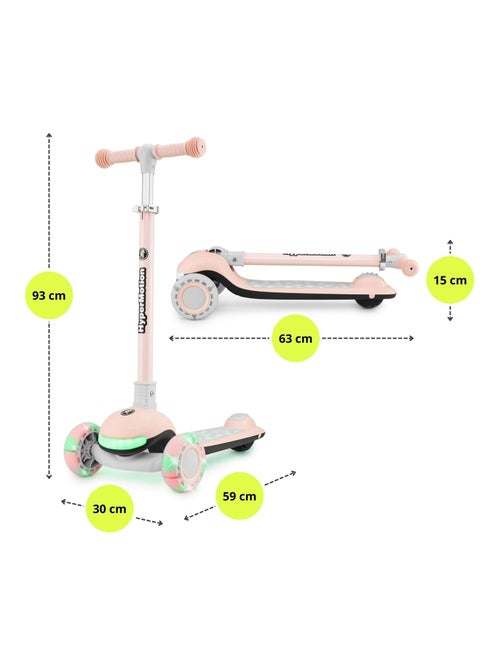 Lumi 3-in-1 meegroeistep – stabiel, opvouwbaar en met verlichting - Kiabi