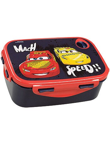 Lunchbox Cars 'Mach Speed' van PVC 17 cm met klep