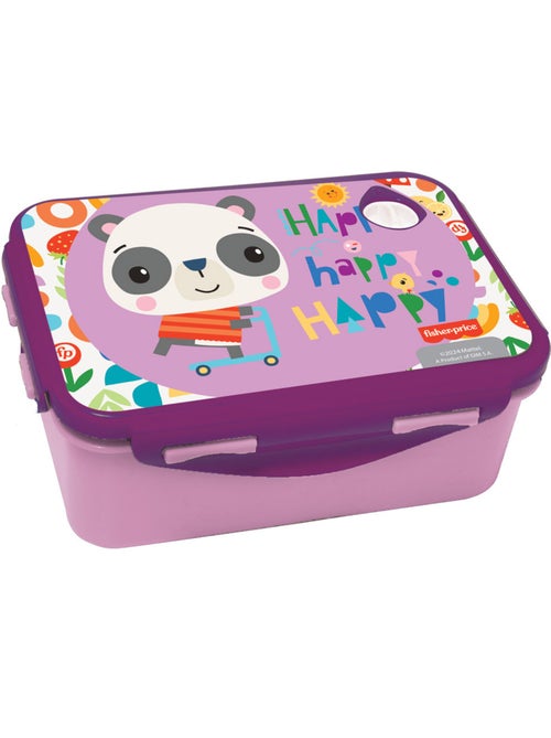 Lunchbox Happy Panda 17 cm van PVC met deksel – Fisher-Price - Kiabi Lunchbox Happy Panda 17 cm van PVC met deksel – Fisher-Price - Kiabi