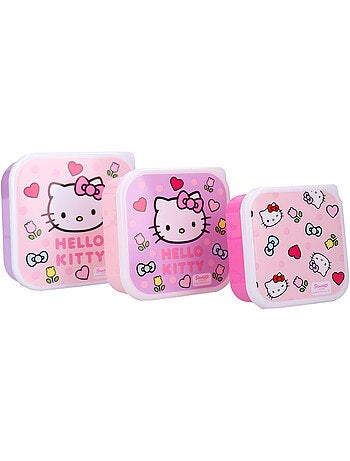 Lunchbox – 'Hello Kitty' – Snackdoos Kawai 3 en 1 - 12 cm