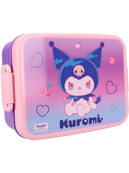 Lunchbox 'Kuromi' 16 x 13 x 5 cm – PVC BPA-vrij, Vadobag - Kiabi Lunchbox 'Kuromi' 16 x 13 x 5 cm – PVC BPA-vrij, Vadobag - Kiabi