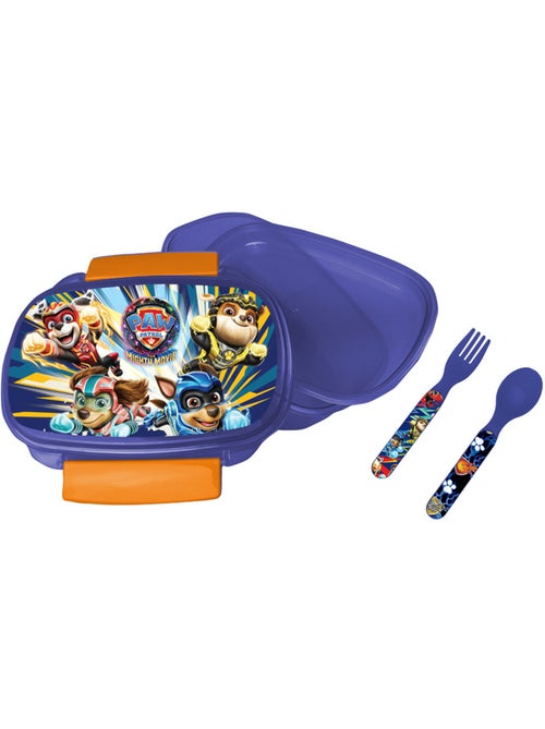 Lunchbox met bestek 'PAW Patrol' – 2 vakken PVC - Kiabi Lunchbox met bestek 'PAW Patrol' – 2 vakken PVC - Kiabi