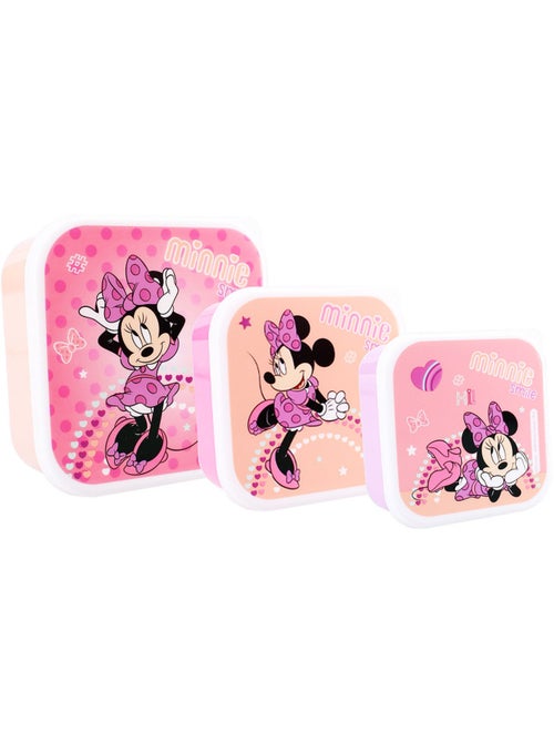 Lunchbox Minnie Fresh Bites van PVC – Set van 3 boîtes MINNIE - Kiabi