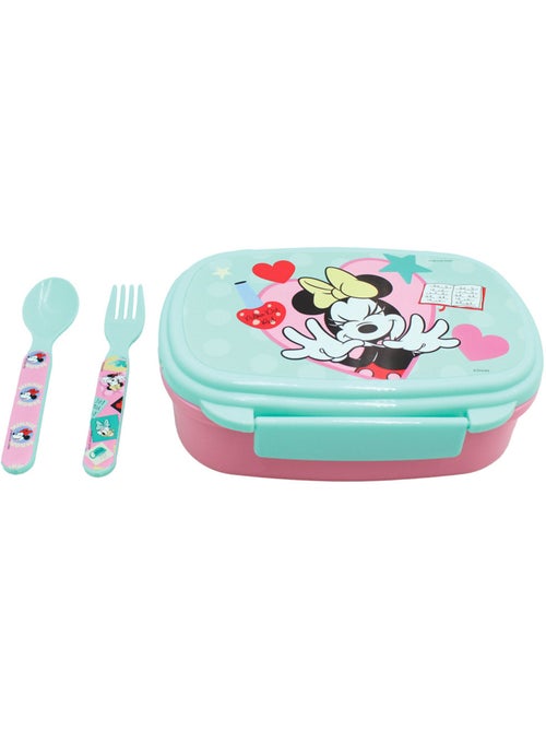 Lunchbox – 'Minnie' – Mouse met bestek - Kiabi
