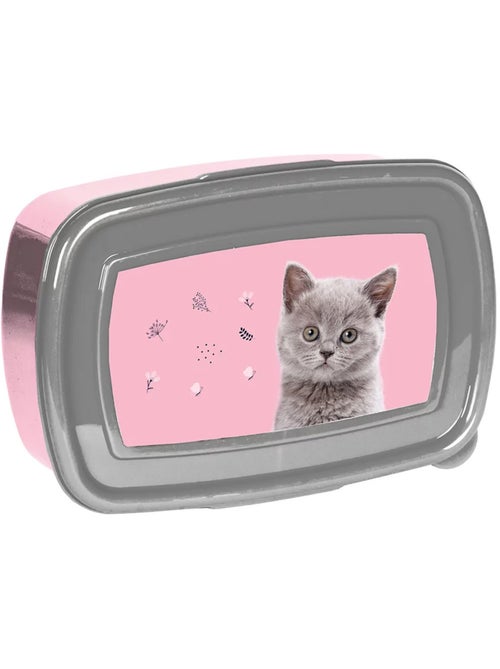 Lunchbox NASA kat van PVC 18 x 11 x 6 cm met paneel roze - Kiabi Lunchbox NASA kat van PVC 18 x 11 x 6 cm met paneel roze - Kiabi