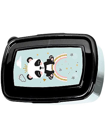 Lunchbox rechthoekig PVC 18 cm Panda 'Happy Days' CMP