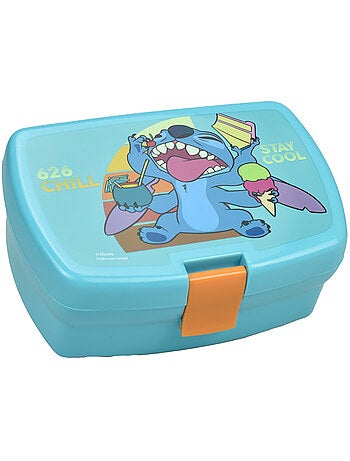 Lunchbox 'Stitch' van PVC Stay Cool 17 cm met clip Lilo & Stitch