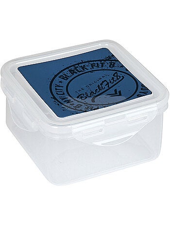 Lunchbox van PVC met deksel - vak met pression - BlackFit8