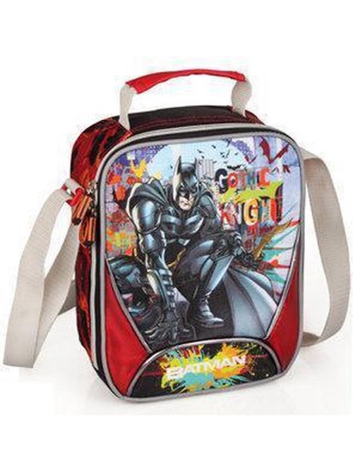 Lunchtas – 'Batman' – Schoudertas tussendoortje Gothic Knight 20 cm - Kiabi