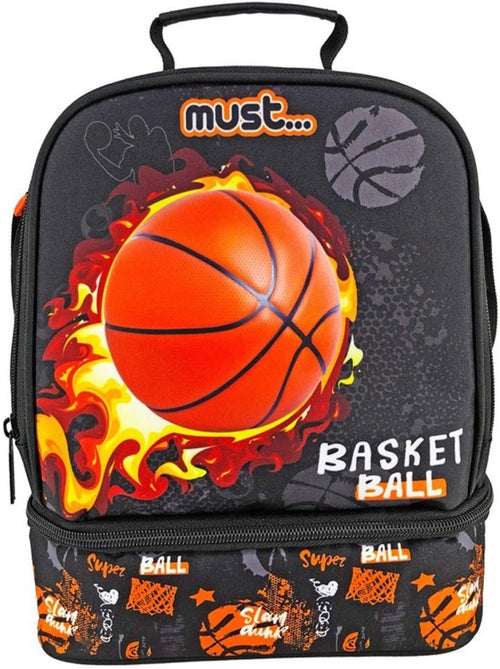 Lunchtas – 'NBA' – geïsoleerd Fire Basketball Must 24 cm - Kiabi