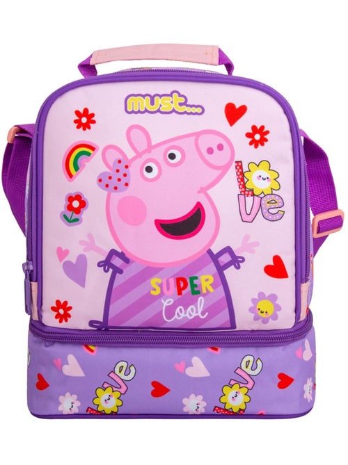 Lunchtas – 'Peppa Pig' – geïsoleerd Love 24 cm - Kiabi
