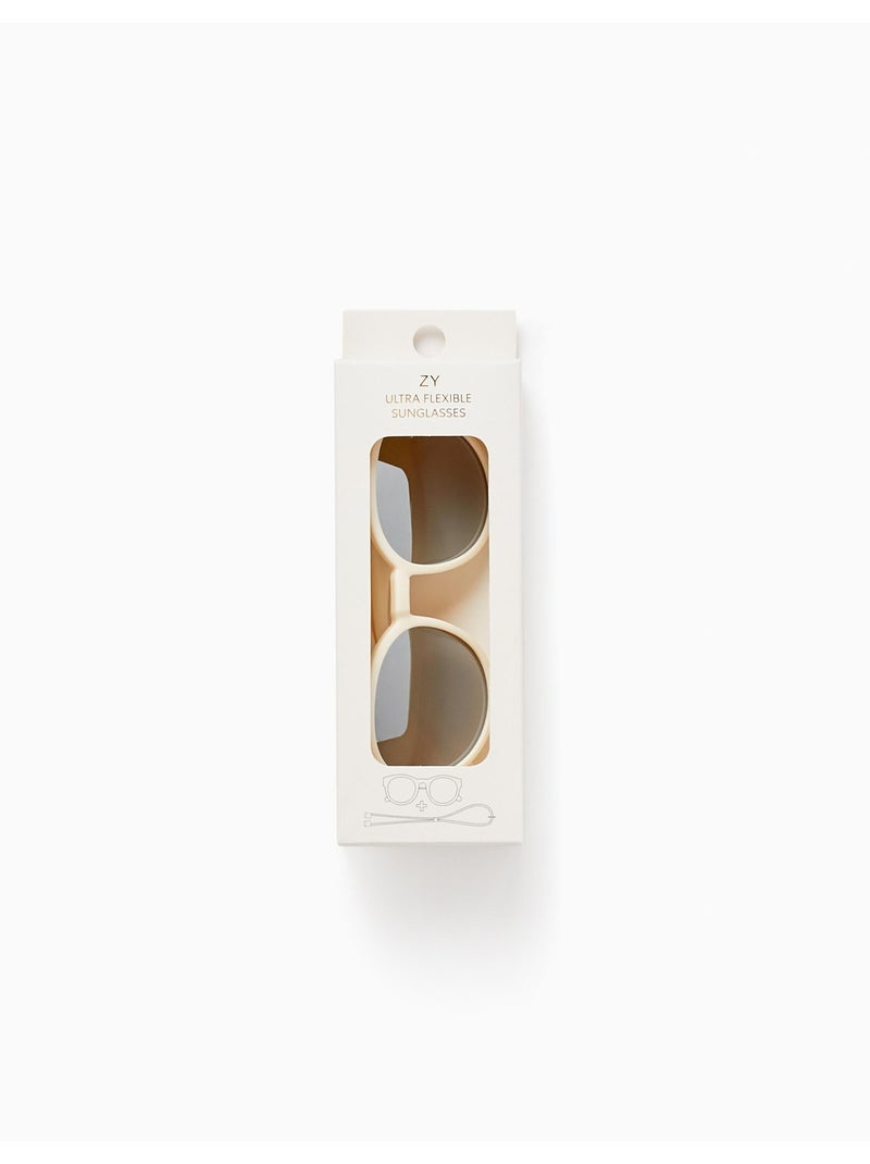 Lunettes de Soleil avec Protection UV Niveau 3 Beige clair - Kiabi