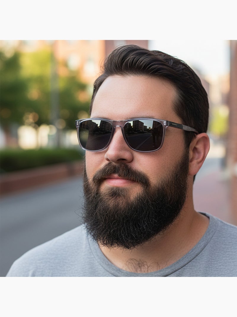 Lunettes de soleil polarisées Homme Gris - Kiabi