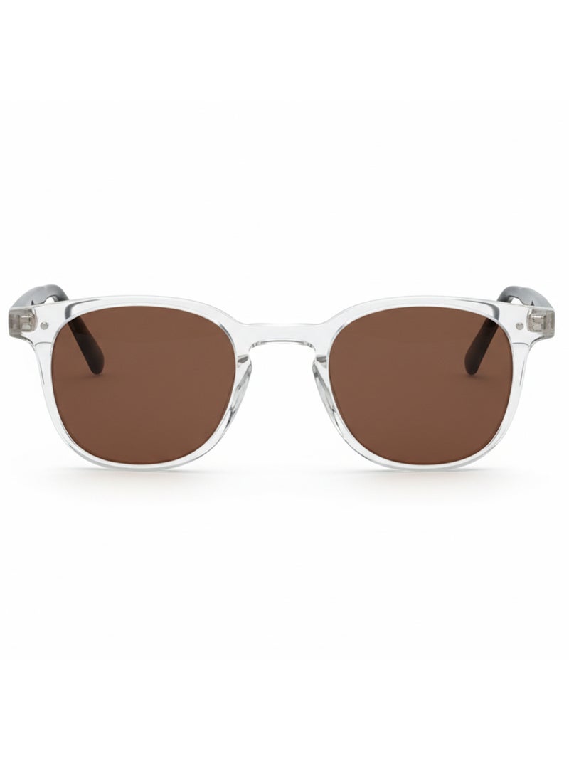 Lunettes de soleil rectangulaire Transparent - Kiabi