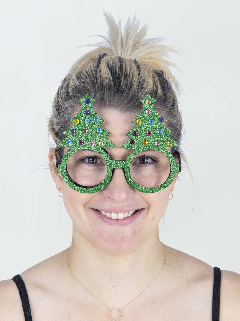 Lunettes festives - Sapins de Noël Vert - Kiabi