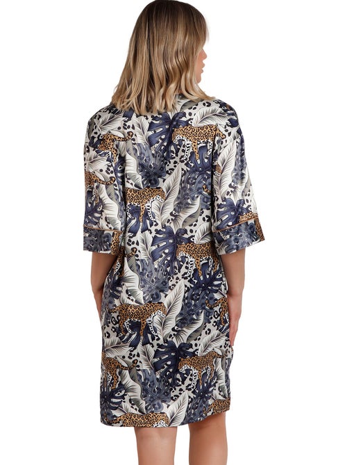 Luxury nachthemd met halflange mouwen leopard - Kiabi