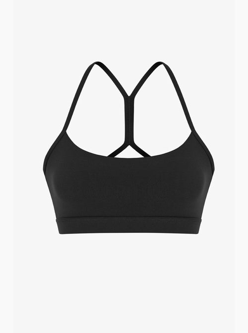 Lycra soutien-gorge de sport dos nageur à maintien léger, avec coussinets amovibles penti - Kiabi