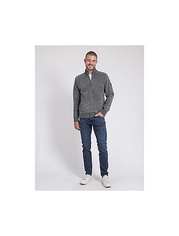 Lygale vest met ritssluiting en opstaande kraag