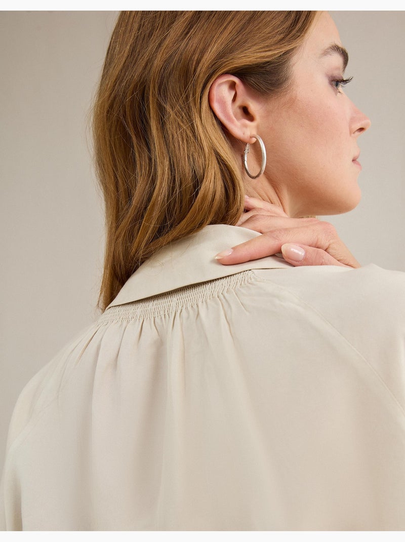 Lyocell-shirt, MO Fashion Beige - Kiabi