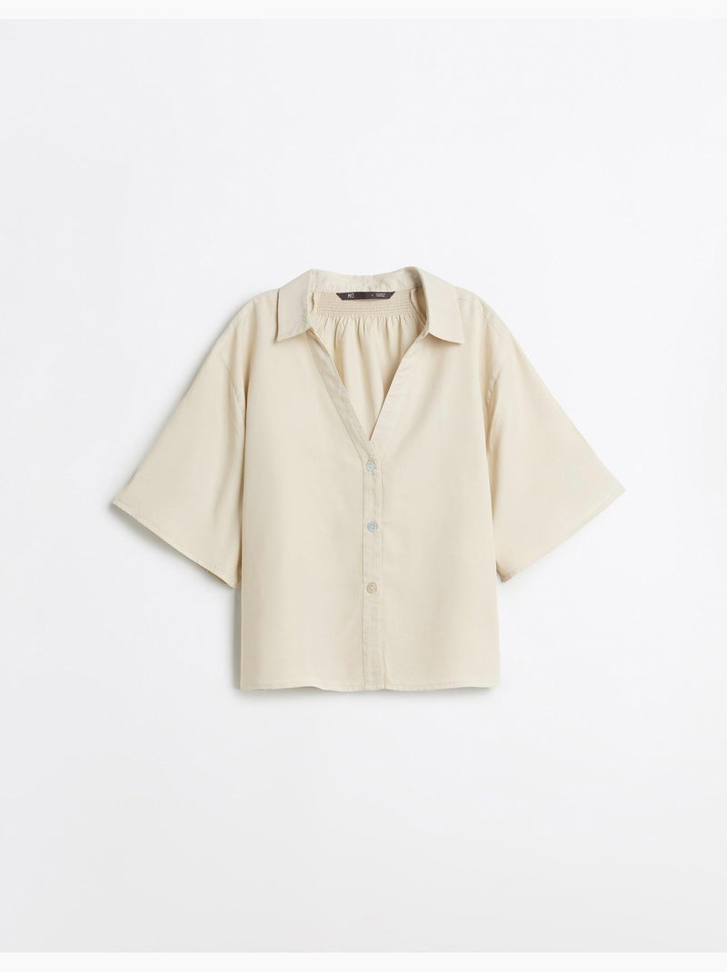 Lyocell-shirt, MO Fashion Beige - Kiabi