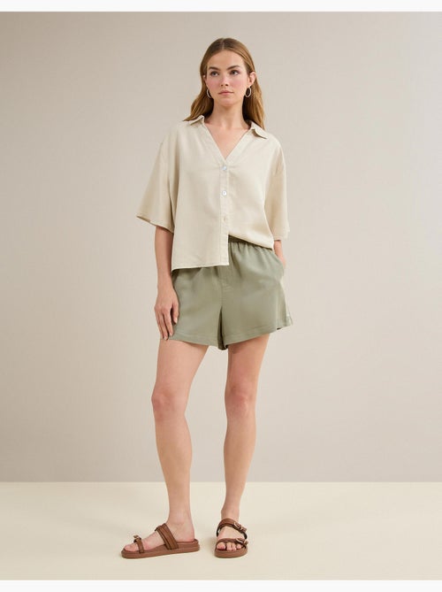 Lyocell Shorts, MO Fashion - Kiabi Lyocell Shorts, MO Fashion - Kiabi