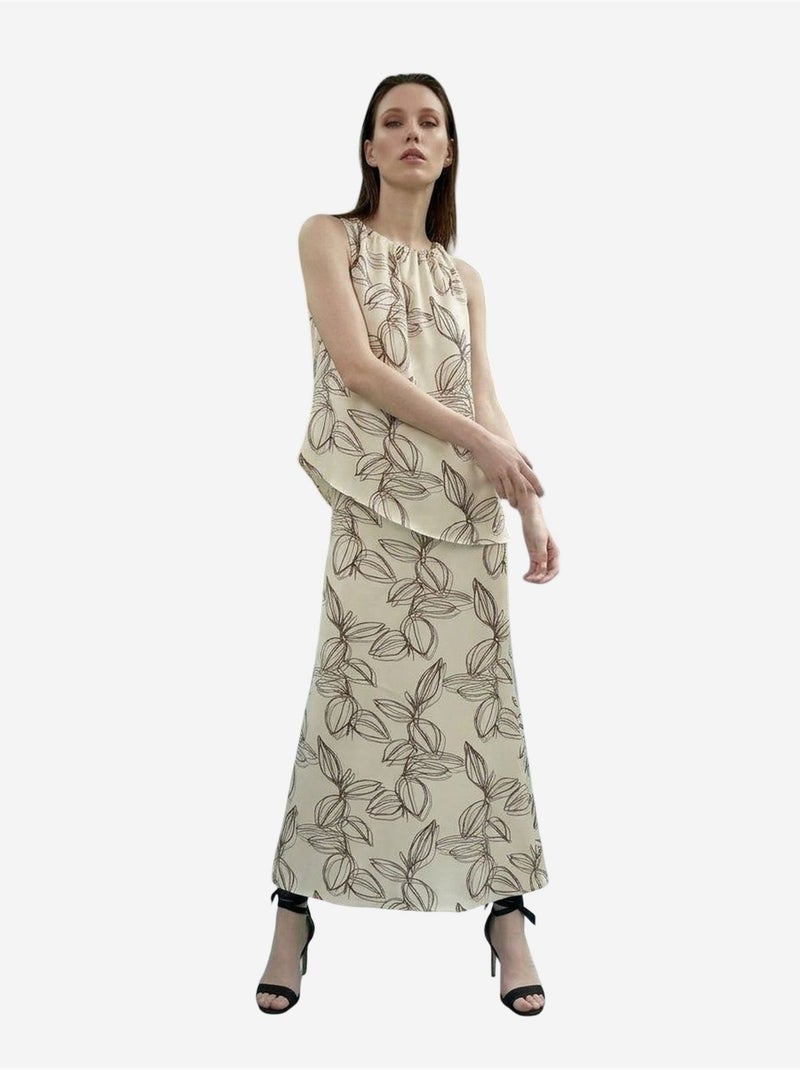 Lyocell tweedelige co-ord set my fashion Multicolor - Kiabi