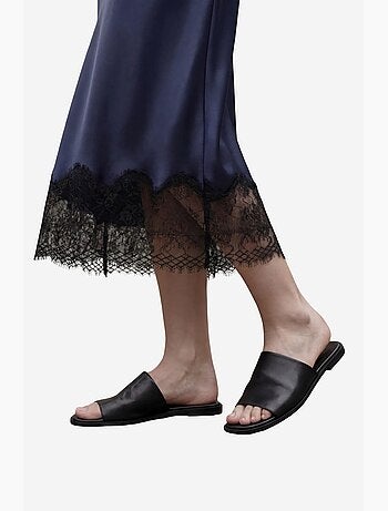 Ma mode jupe midi en satin taille haute my fashion