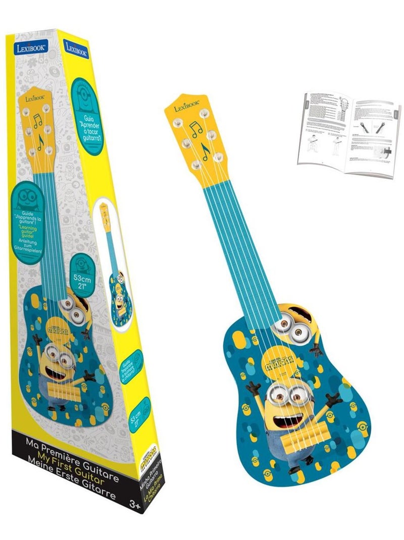 Ma première guitare les minions Bleu - Kiabi