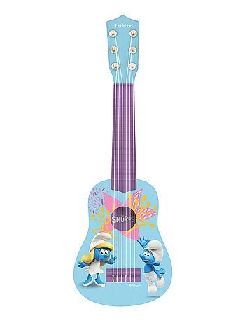 Ma première guitare schtroumpfs